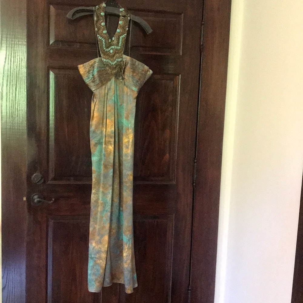 Carlos Miele silk long dress
